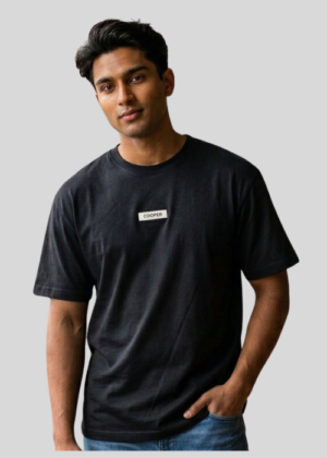 Mens Oversize Cooper DF T-Shirt - Black, L