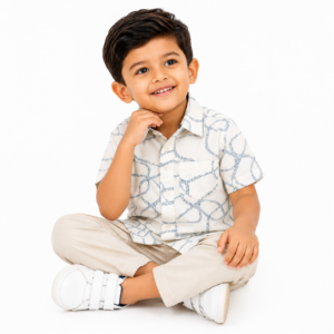 Boys Infant Casual Printed S/S Shirt