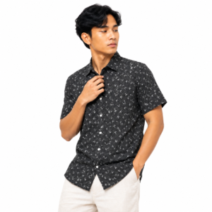 Men's Short Sleeve Printed Shirt