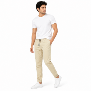Men’s Jogger Pants - Beige