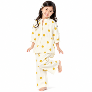 Girls’ Yellow Dot 2-Piece Set