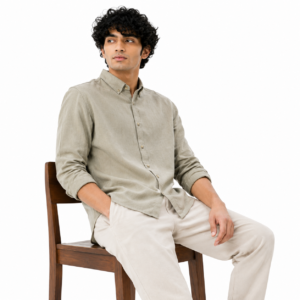 Men’s Premium Linen Long Sleeve Shirt