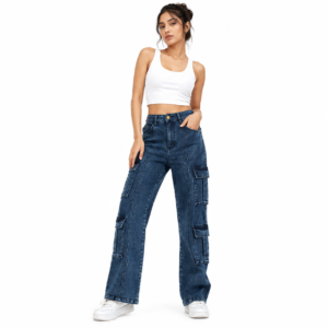 Women’s Denim Cargo Pants
